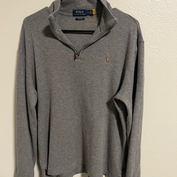 Ralph Lauren Other - Polo Ralph Lauren Gray Quarter-Zip Estate Rib Pullover